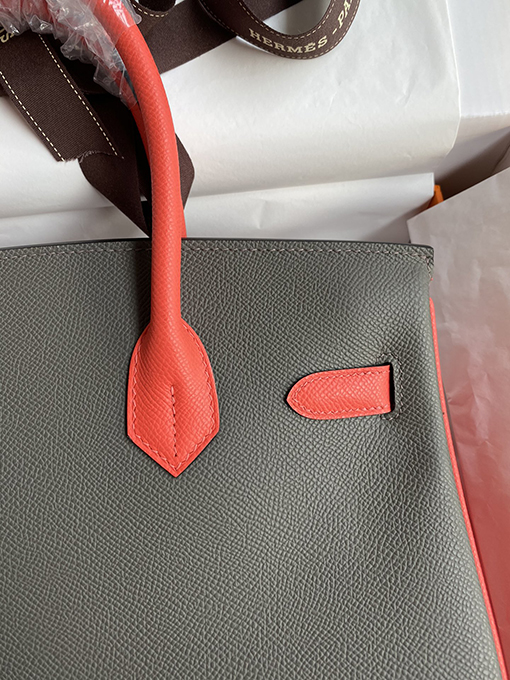 エルメススーパーコピー 金と銀のバックル Birkin 30cm バッグ