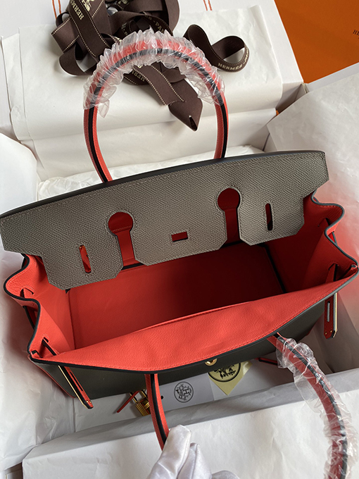 エルメススーパーコピー 金と銀のバックル Birkin 30cm バッグ
