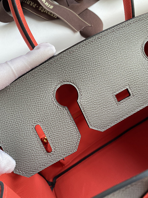 エルメススーパーコピー 金と銀のバックル Birkin 30cm バッグ