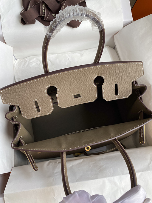 エルメスバッグコピー Birkin バーキン30cm 象グレー トートバッグ