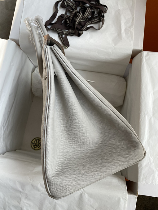 エルメス コピー 高級感 Birkin バーキン35cm パールグレー トートバッグ