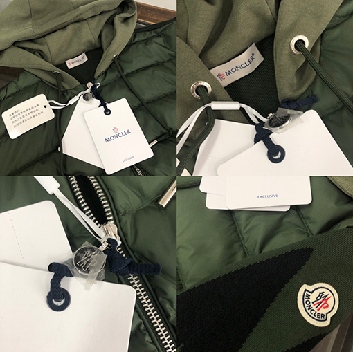 モンクレール  ダウンジャケット スーパーコピー MONCLER  ダウンジャケット とニットの組み合わせ ファッショナブルなフーディーコート