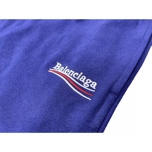 バレンシアガ  スウェットパンツスーパーコピー  BALENCIAGA クラシックなコーラ波刺繍のロングパンツ