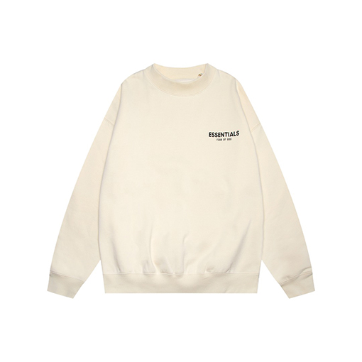フィアオブゴッド スウェットTシャツ ESSENTIALSプリント 裏起毛