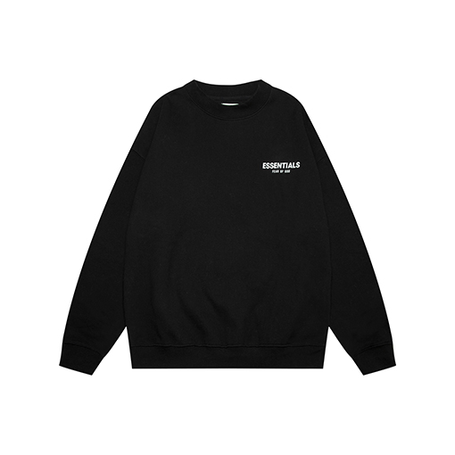 フィアオブゴッド スウェットTシャツ ESSENTIALSプリント 裏起毛