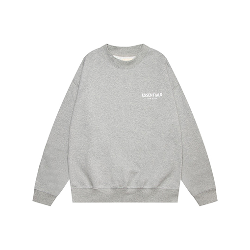 フィアオブゴッド スウェットTシャツ ESSENTIALSプリント 裏起毛