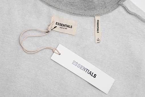 フィアオブゴッド スウェットTシャツ ESSENTIALSプリント 裏起毛