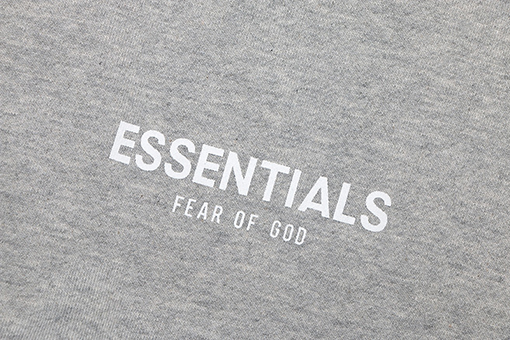 フィアオブゴッド スウェットTシャツ ESSENTIALSプリント 裏起毛