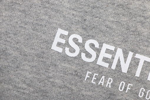 フィアオブゴッド スウェットTシャツ ESSENTIALSプリント 裏起毛