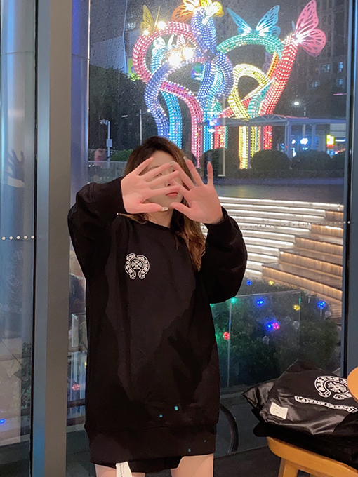 クロムハーツ スウェット長袖 TシャツCHROME HEART  スーパーコピー    プリント ラウンドネックスウェット
