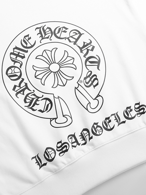 クロムハーツ スウェット長袖 TシャツCHROME HEART  スーパーコピー    プリント ラウンドネックスウェット