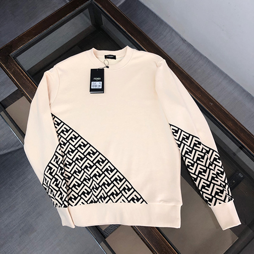 フェンディ スウェットTシャツ FENDI 秋冬用長袖ラウンドネックスウェット
