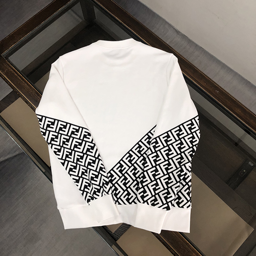 フェンディ スウェットTシャツ FENDI 秋冬用長袖ラウンドネックスウェット