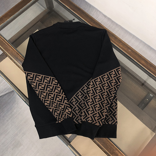 フェンディ スウェットTシャツ FENDI 秋冬用長袖ラウンドネックスウェット