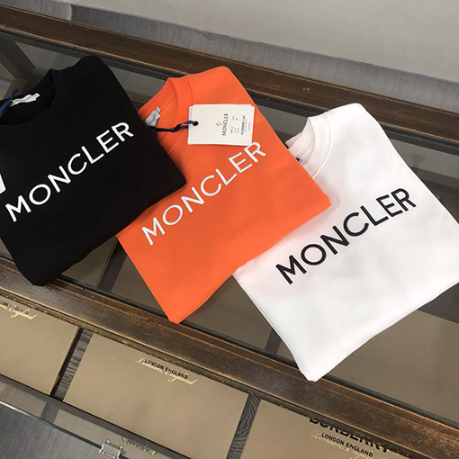 モンクレール スウェットTシャツ MONCLERコピー 刺繍ロゴ メンズ レディース スウェットTシャツ
