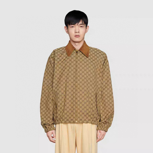 グッチ ジャケット スーパーコピー GUCCI 両面 最新モデルのリバーシブルGGロゴ刺繍デザインジャケット
