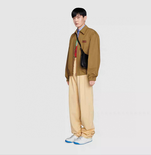 グッチ ジャケット スーパーコピー GUCCI 両面 最新モデルのリバーシブルGGロゴ刺繍デザインジャケット