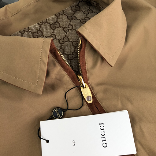 グッチ ジャケット スーパーコピー GUCCI 両面 最新モデルのリバーシブルGGロゴ刺繍デザインジャケット