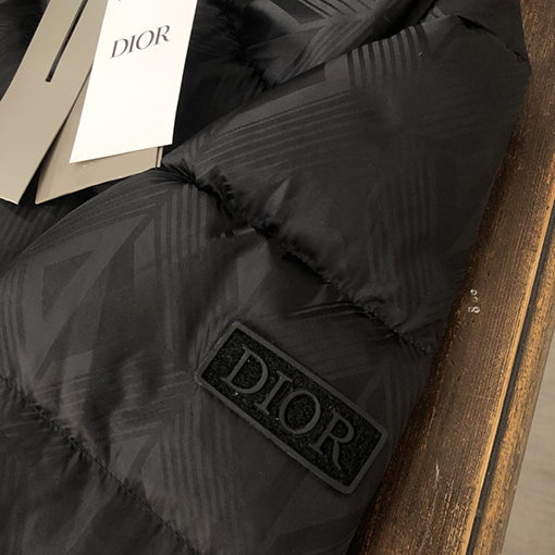 ディオール ダウンジャケット スーパーコピー DIOR ロゴフルプリントの柔らかいカップルダウンジャケット