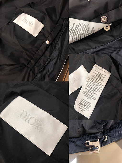 ディオール ダウンジャケット スーパーコピー DIOR ロゴフルプリントの柔らかいカップルダウンジャケット