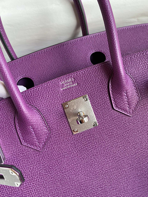 エルメス バーキン 30 スーパーコピー  エプソムバッグ優れた品質 高級感  Birkin 30 cmアネモネパープルエプソムレザーバッグ