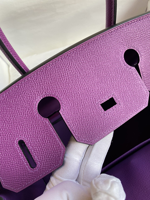 エルメス バーキン 30 スーパーコピー  エプソムバッグ優れた品質 高級感  Birkin 30 cmアネモネパープルエプソムレザーバッグ