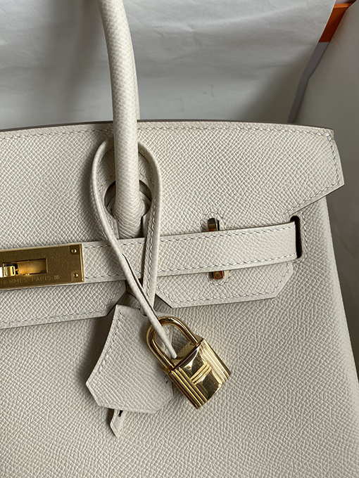 エルメス バーキン 30 コピー Birkin 30 cm ミルクセーキプラチナバックル 手縫い 人気 バッグ