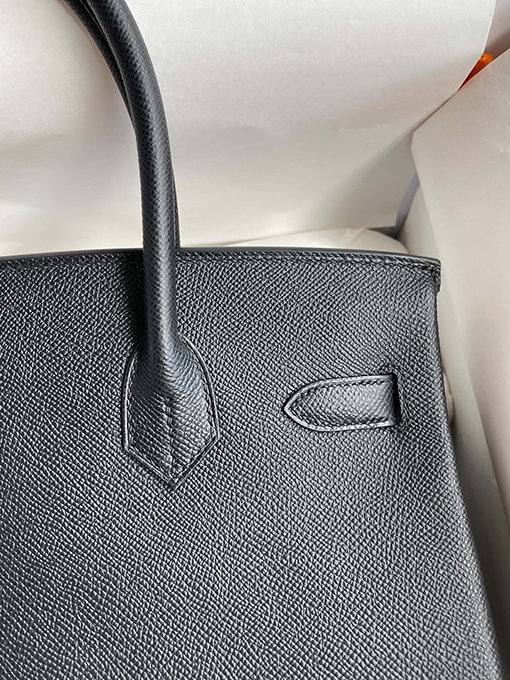 エルメス バーキン 30 スーパーコピー  Birkin 30cm  黒い金のバックル 人気 バッグ