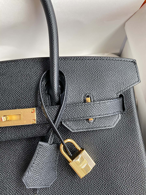 エルメス バーキン 30 スーパーコピー  Birkin 30cm  黒い金のバックル 人気 バッグ