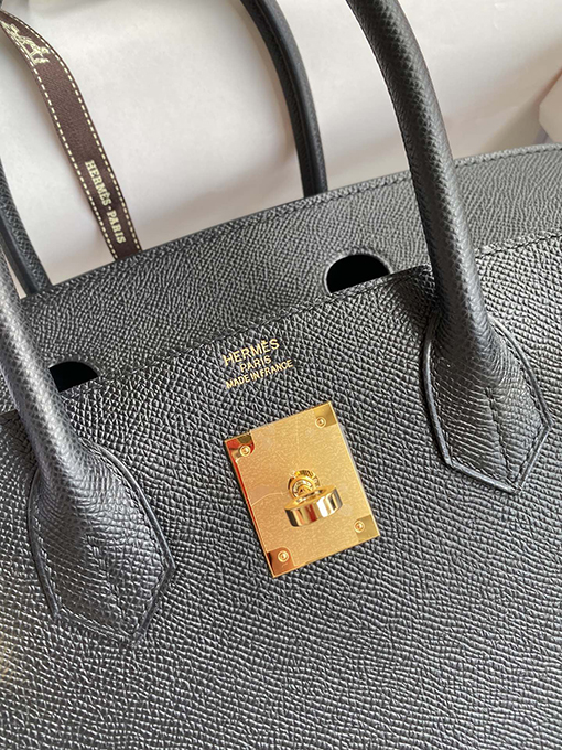 エルメス バーキン 30 スーパーコピー  Birkin 30cm  黒い金のバックル 人気 バッグ