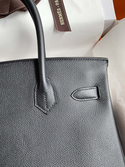 エルメス バーキン 30 スーパーコピー   銀のバックル Epsom皮 人気 全て手縫い バッグ