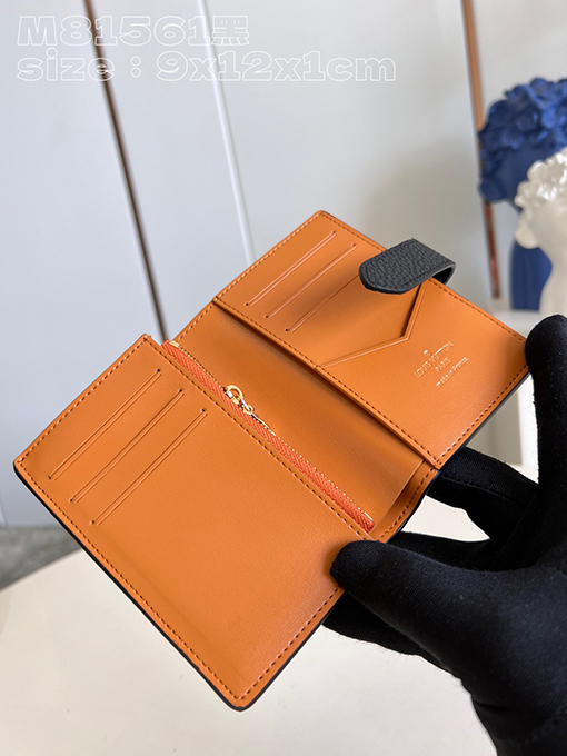 ヴィトン財布  コピー Louis Vuitton  Taurillon 皮のエレガントな財布 - 贅沢な素材とデザインM81561