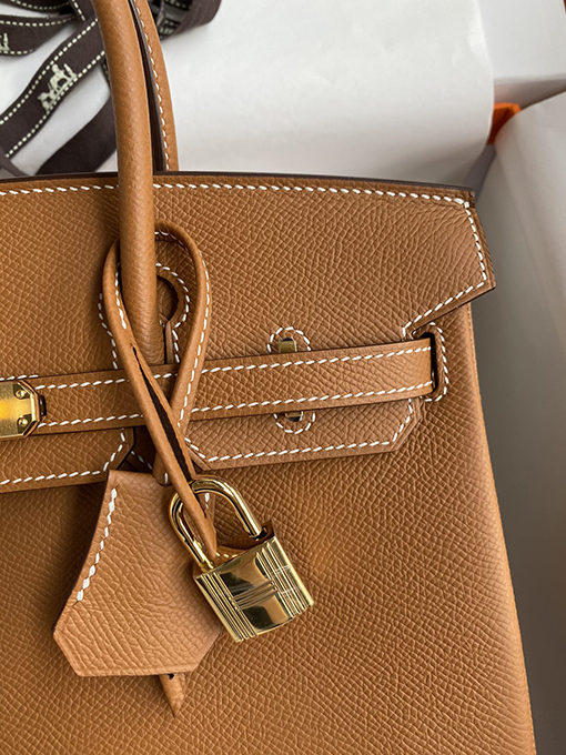 エルメス バーキン  25 コピー Birkin 25 cm輸入エプソムレザー ゴールドバックル 卓越した職人技とファッションスタイル バッグ