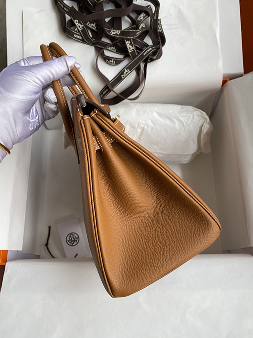 エルメス バーキン  25 コピー Birkin 25 cm輸入エプソムレザー ゴールドバックル 卓越した職人技とファッションスタイル バッグ