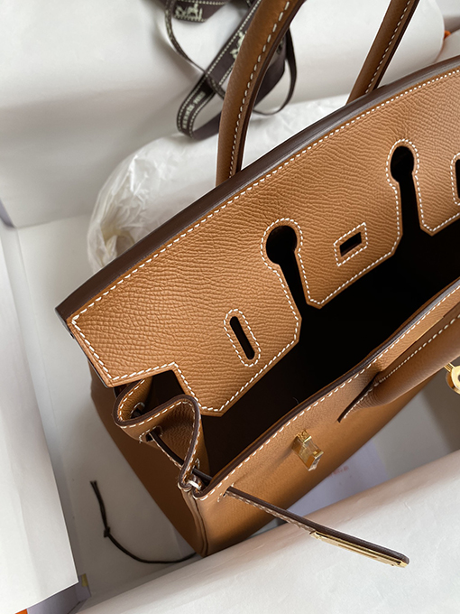 エルメス バーキン  25 コピー Birkin 25 cm輸入エプソムレザー ゴールドバックル 卓越した職人技とファッションスタイル バッグ