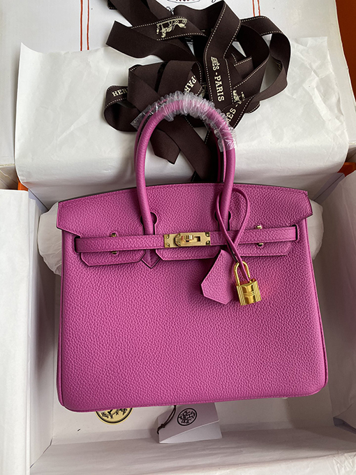 エルメス バーキン 25 コピー 高品質   唯一無二のBirkin 25 cm 目を見張る輝きを放つマグノリアピンク