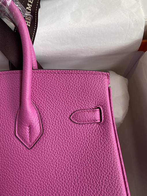 エルメス バーキン 25 コピー 高品質   唯一無二のBirkin 25 cm 目を見張る輝きを放つマグノリアピンク
