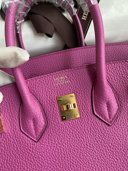 エルメス バーキン 25 コピー 高品質   唯一無二のBirkin 25 cm 目を見張る輝きを放つマグノリアピンク