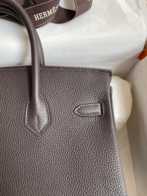 エルメス バーキン 25 コピー 輸入されたトゴレザー 細部にわたり手作業で仕上げられた