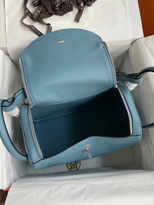 エルメス リンディ30 デニムブルーハンド 高品質 バッグ