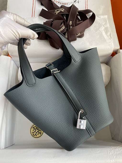エルメス オリジナルTCレザー 蜜蝋糸 スチール製金具