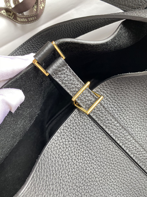 エルメス Picotinバスケット22 cm輸入TCレザートートバッグ