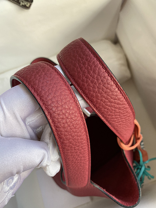 エルメス 耐久性と質感のある輸入TCレザーハンドバッグ