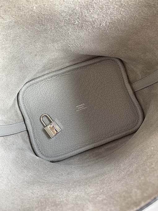 エルメス 輸入TCレザー素材18 cmハンドバッグ