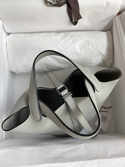 エルメス 輸入TCレザー素材18 cmハンドバッグ