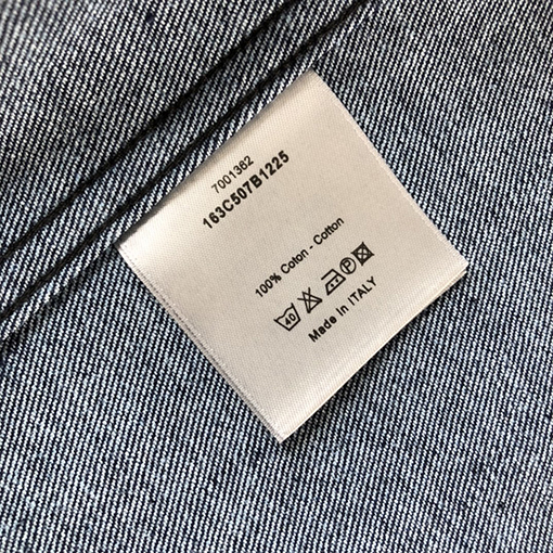 ディオール Oblique Kasuri 長袖 モノグラムシャツ 略显宽松