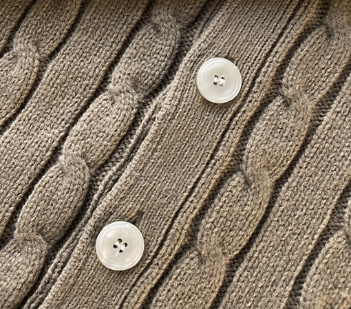 セリーヌ トリオンフの刺繍カーディガン