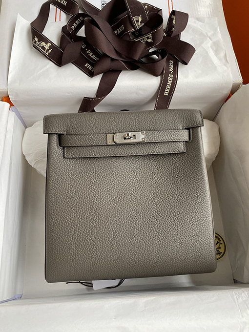 エルメス ケリー 22 Kelly Ado 22 cmシルバーバックルリュック