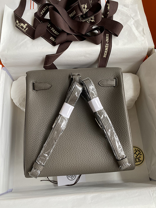 エルメス ケリー 22 Kelly Ado 22 cmシルバーバックルリュック