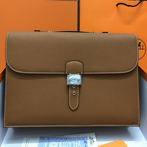 エルメス 高品質38 cm東郷革ビジネスメンズバッグ
